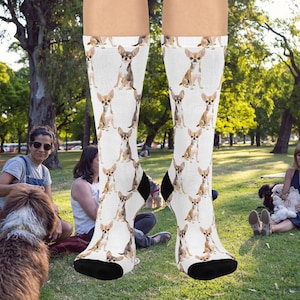 Lahe Calzini Unisex Con Cane Chihuahua, Calzini Atletici Alla - Foto 10