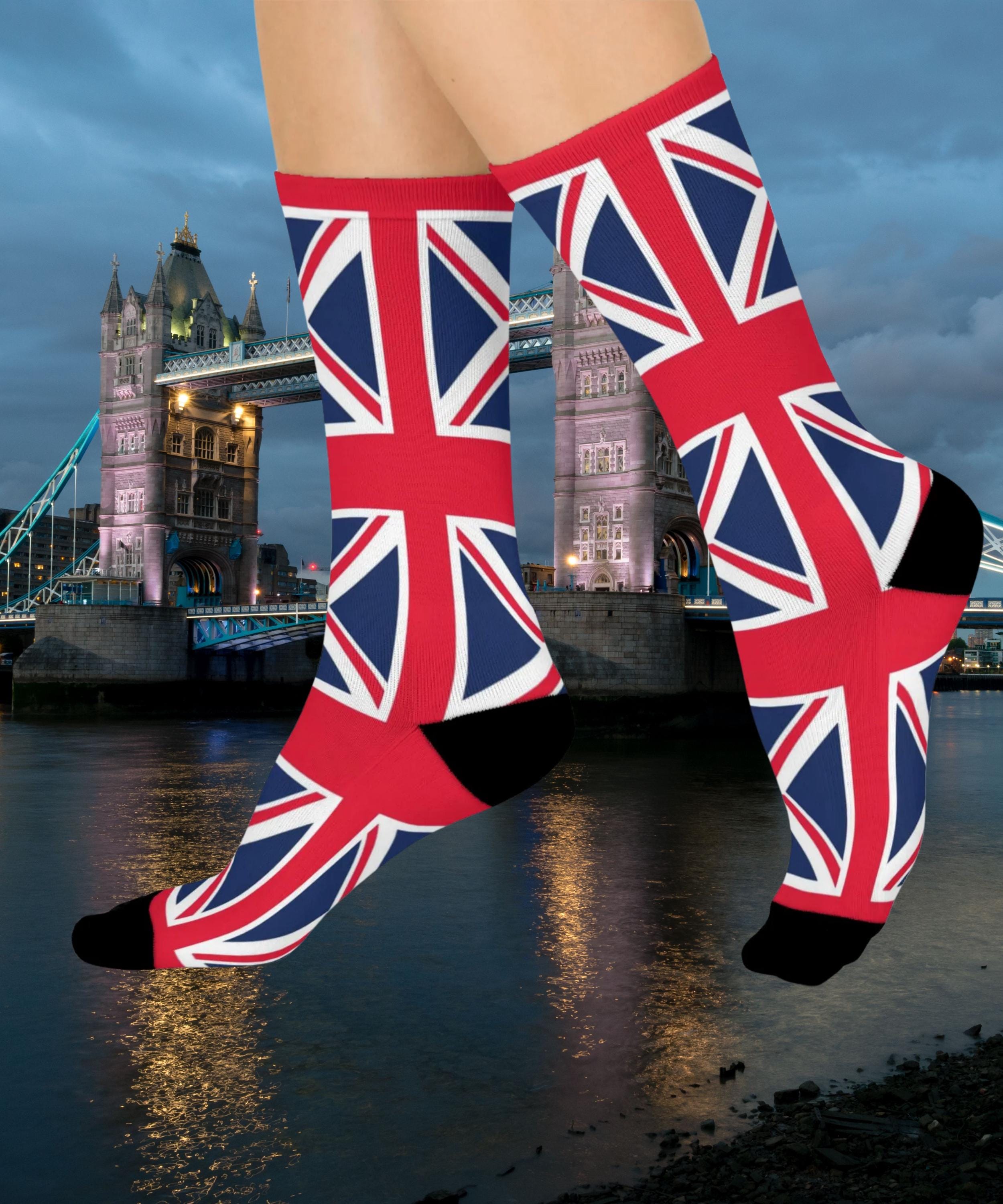 英国をテーマにしたソックス。ロンドンファンへのプレゼントに最適