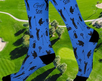Son Golfstrumpor Perfekt sonpresent, golfsockor, golfstrumpor, födelsedag, turneringsstrumpor, golfpresent, högtid, bästa vännen-present