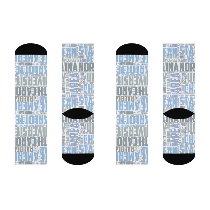 North Carolina Socks - North Carolina gifts, Birthday present, Unique souvenir Gift, Holiday, Friends gift, State socks, Carolina gift image 4