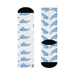Calcetines de Carolina del Norte: regalos perfectos de Carolina del Norte, calcetines de cumpleaños, recuerdos únicos, calcetines novedosos, vacaciones, regalos para mejores amigos. imagen 5