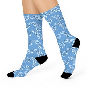 North Carolina Socks - Perfect North Carolina gifts, Birthday Socks gift, Unique souvenir Gift, , Holiday, BFF gift image 3