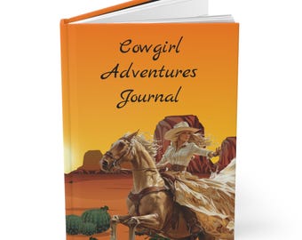 Western Cowgirl Journal - Perfect gift for Cowgirl, Country Notebook, Rodeo Gift, Farmhouse Stationery -, Holiday, BFF gift