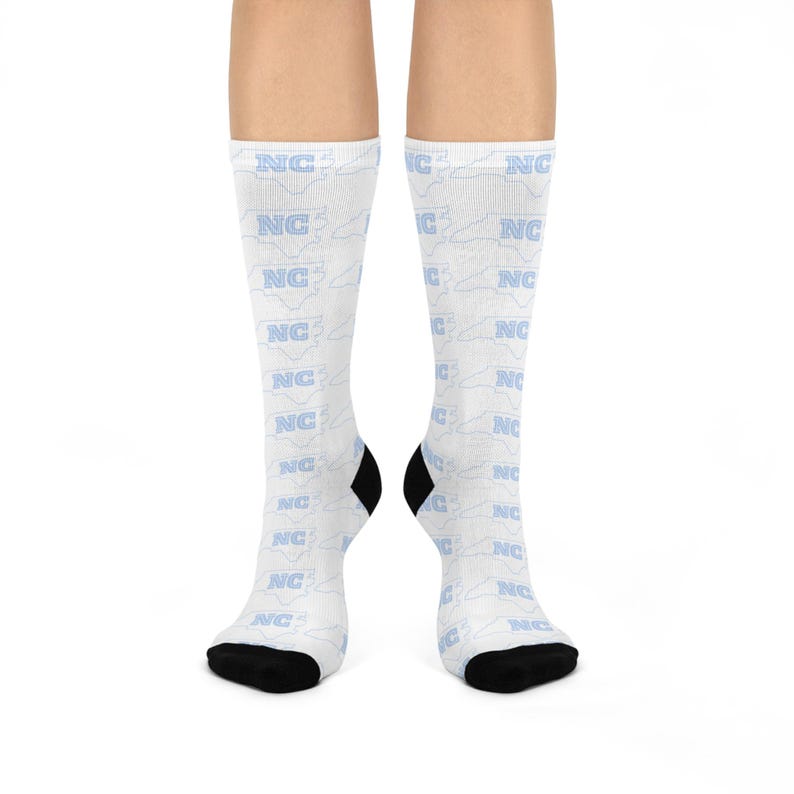 North Carolina Socken - Perfekte North Carolina Geschenke, Geburtstagssocken Geschenk, Einzigartiges Souvenir Geschenk, Andenken, Urlaub, BFF Geschenk Bild 2
