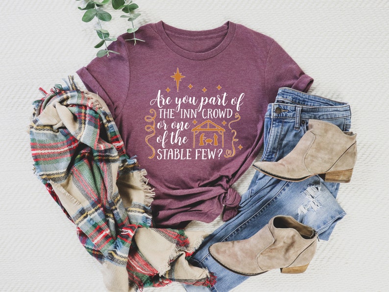 Are You Part of the Inn Crowd Christmas Shirt Family Matching - Etsy