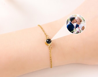 Custom Photo Projection Bracelet, Memorial Picture Bracelet - Handmade Photo Jewelry, Bestfriend Gifts, Gifts for Mom Girl Him Lover