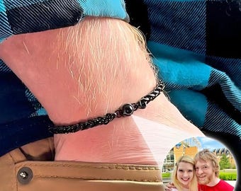 Personalized Photo Projection Bracelet, Custom Picture Bracelet, Memorial Bracelets & Pet Photo Bracelet Jewelry, Boyfriend Bracelet