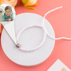 white Photo Projection Bracelet