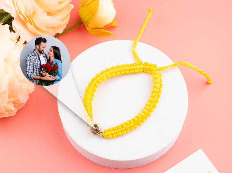 yellow Photo Projection Bracelet