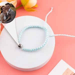 light blue Photo Projection Bracelet
