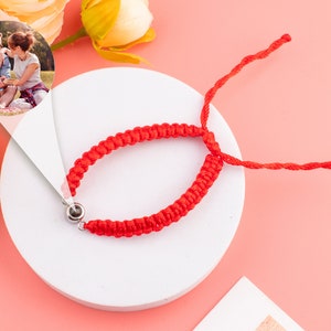 red Photo Projection Bracelet