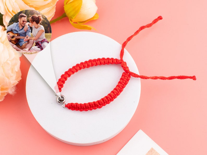 red Photo Projection Bracelet
