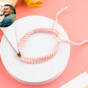 light pink Photo Projection Bracelet