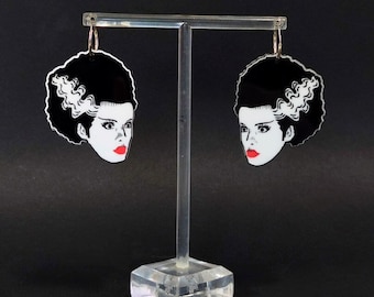 HALLOWEEN ◾Handmade Jewelery ◾ Methacrylate Jewelery ◾ Horror Movies ◾Acrylic Earrings ◾Laser cut jewelery ◾Old School Tattoo