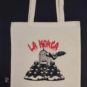 sac fourre-tout original, sac fourre-tout gothique, style punk, sac d'étude, sac d'école, sac shopping, sac gothique urbain, style gothique urbain