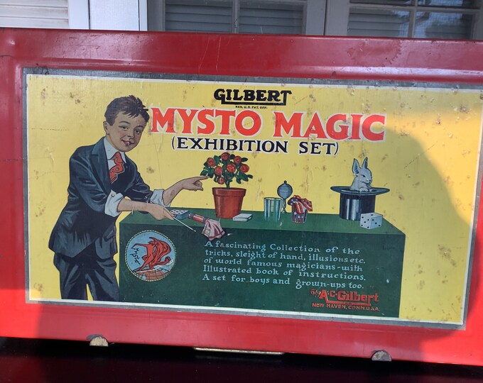 Vintage Gilbert Magic Show Kit Etsy
