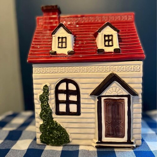 Adorable Antique Cookie Jar House Etsy