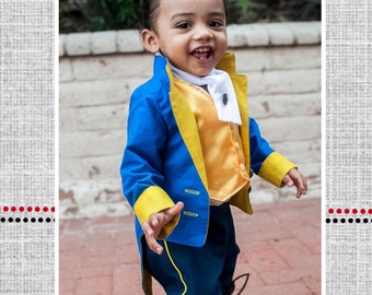 Baby Prince Jacket Sewing Pattern: Charles' NB to 18/24 Months (PDF Pattern)