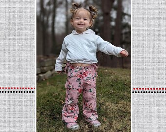 Kamiah&#39;s Cargo Pants for Kids Sizes 2 to 14 PDF Sewing Pattern Instant Download