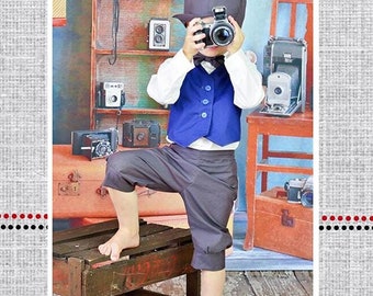 Tanner&#39;s Newsboy Knickers for Kids Sizes 2 to 14 PDF Sewing Pattern Instant Download