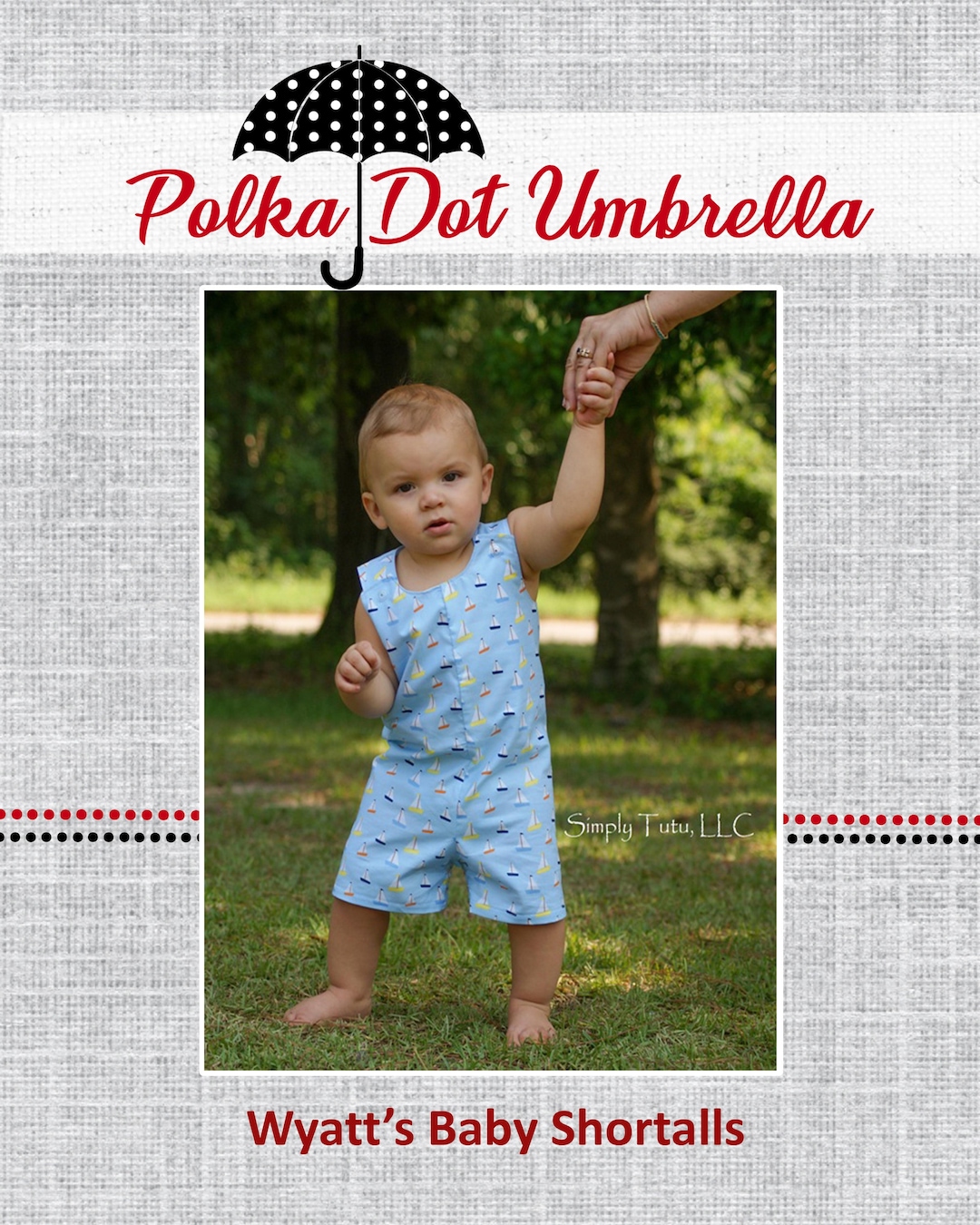 Baby Shortalls Sewing Pattern: Wyatt's Romper, Newborn to 4T (PDF ...