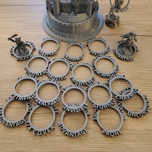 Dungeons and Dragons (D&D) Status/Condition Rings