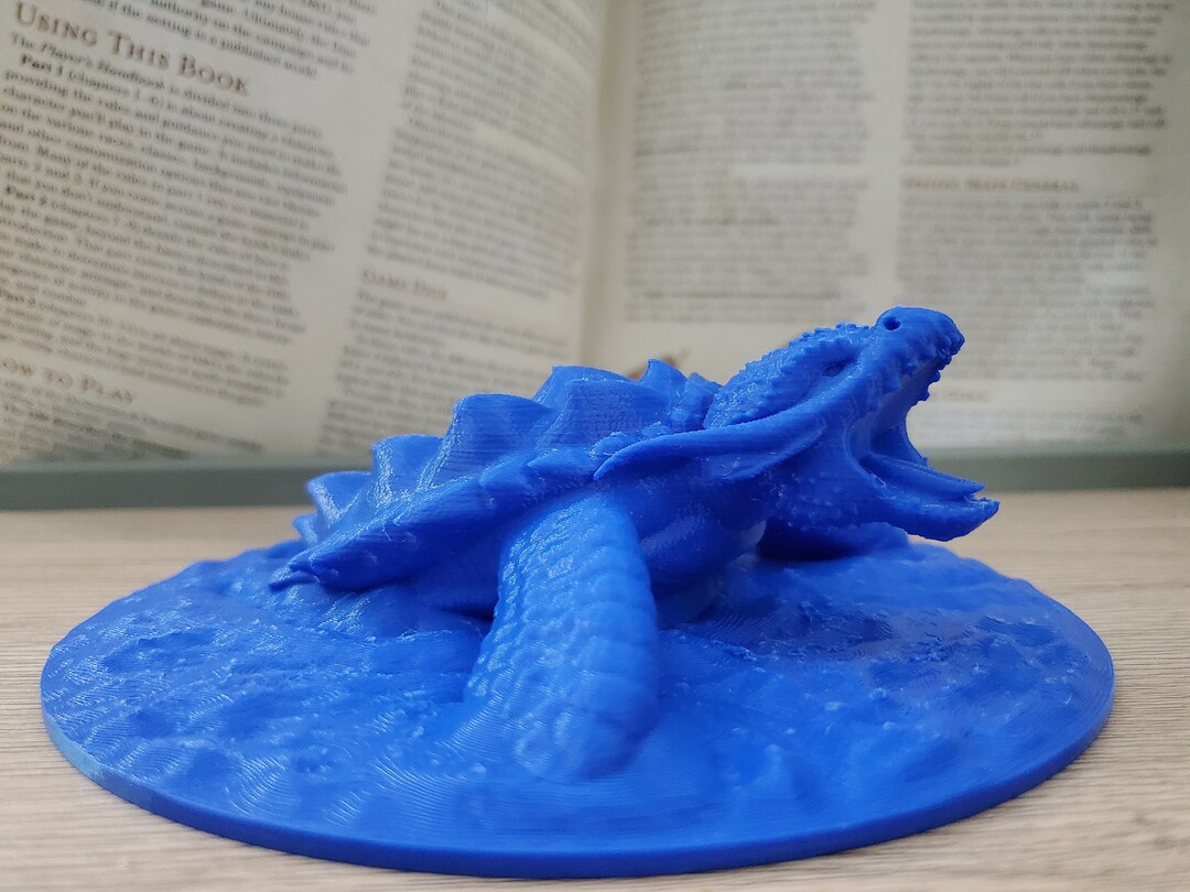 Dragon Turtle Breaching Miniature/ Pathfinder/ D&D / RPG / Tabletop ...
