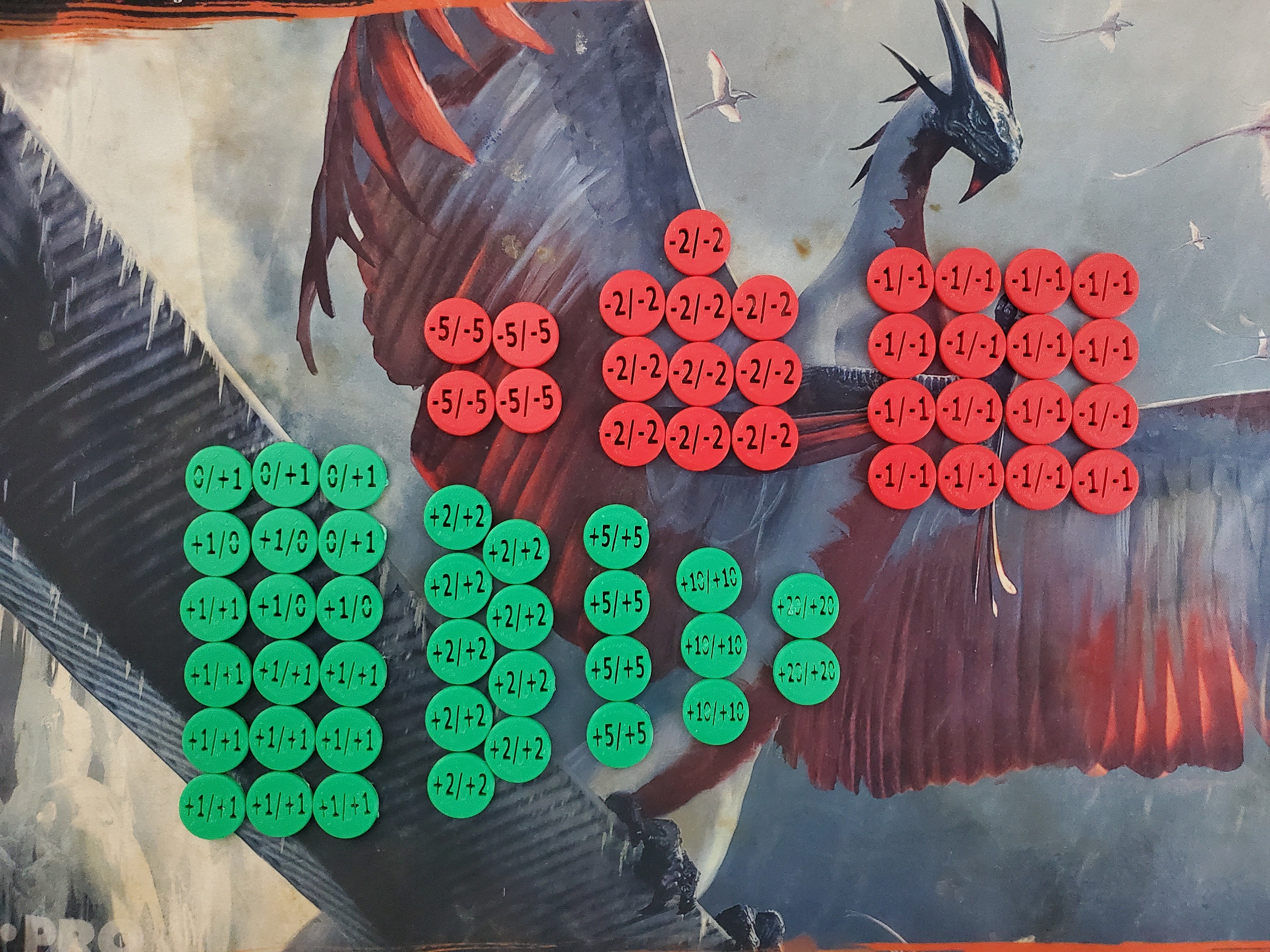 66x 1/1 and 1/1 Counters for Magic the Gathering 3D Etsy