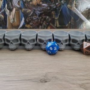 Skull Dice Holder- TTRPGs / Pathfinder / D&D
