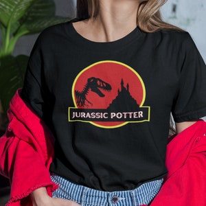 Jurassic Potter T-Shirt, Universal Wizard Tee, Family trip dinosaur shirt, dinosaur park t-shirt, Potter world tee, adventure island t-shirt