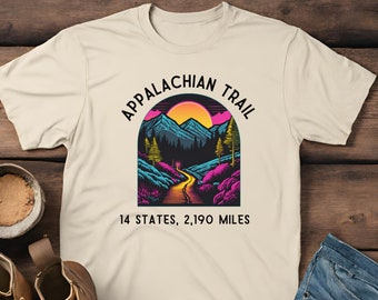 Appalachian Trail T-shirt, A.T. Hiking, Thru Hiker Gift,