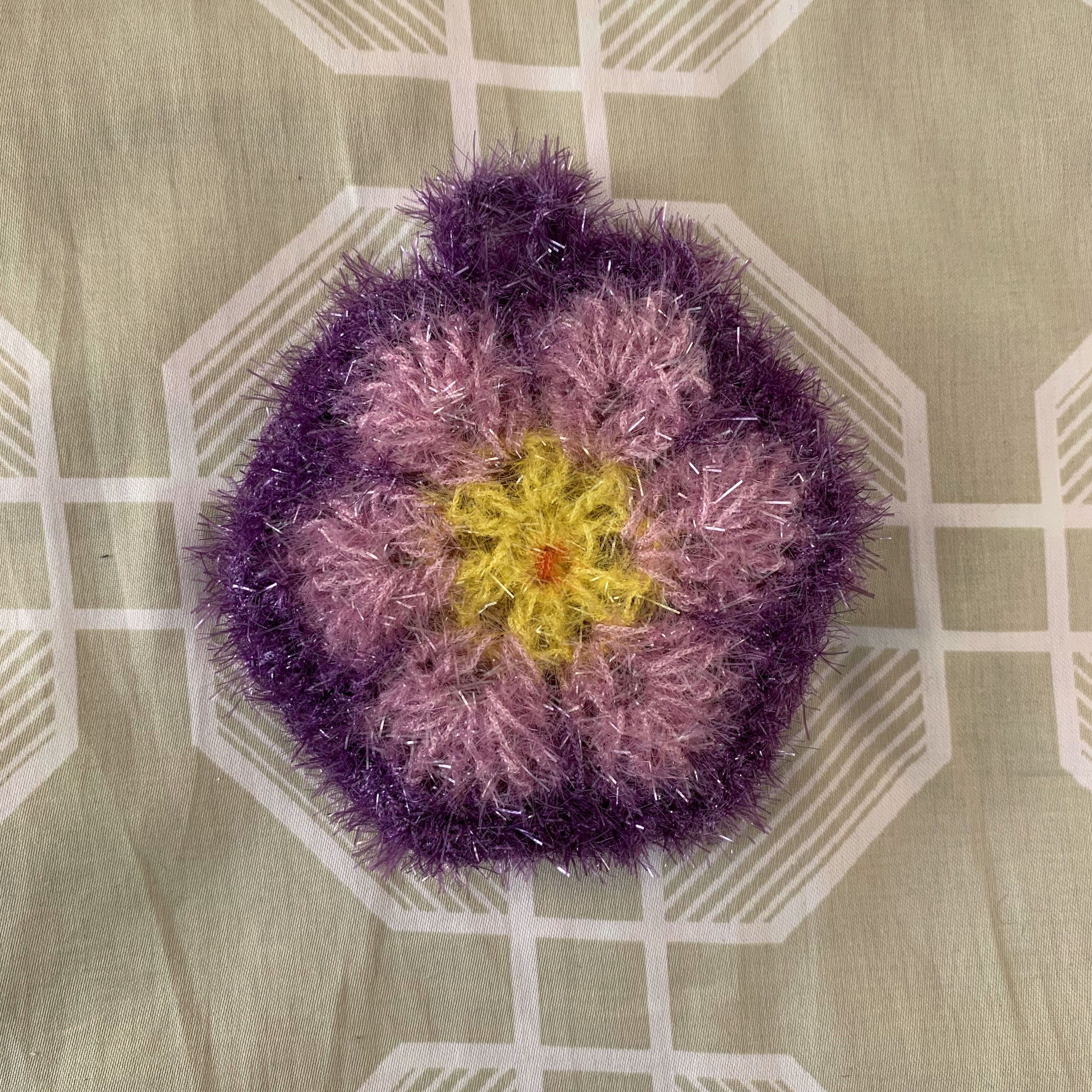 Eponge Grattante Tawashi en Forme de Fleur