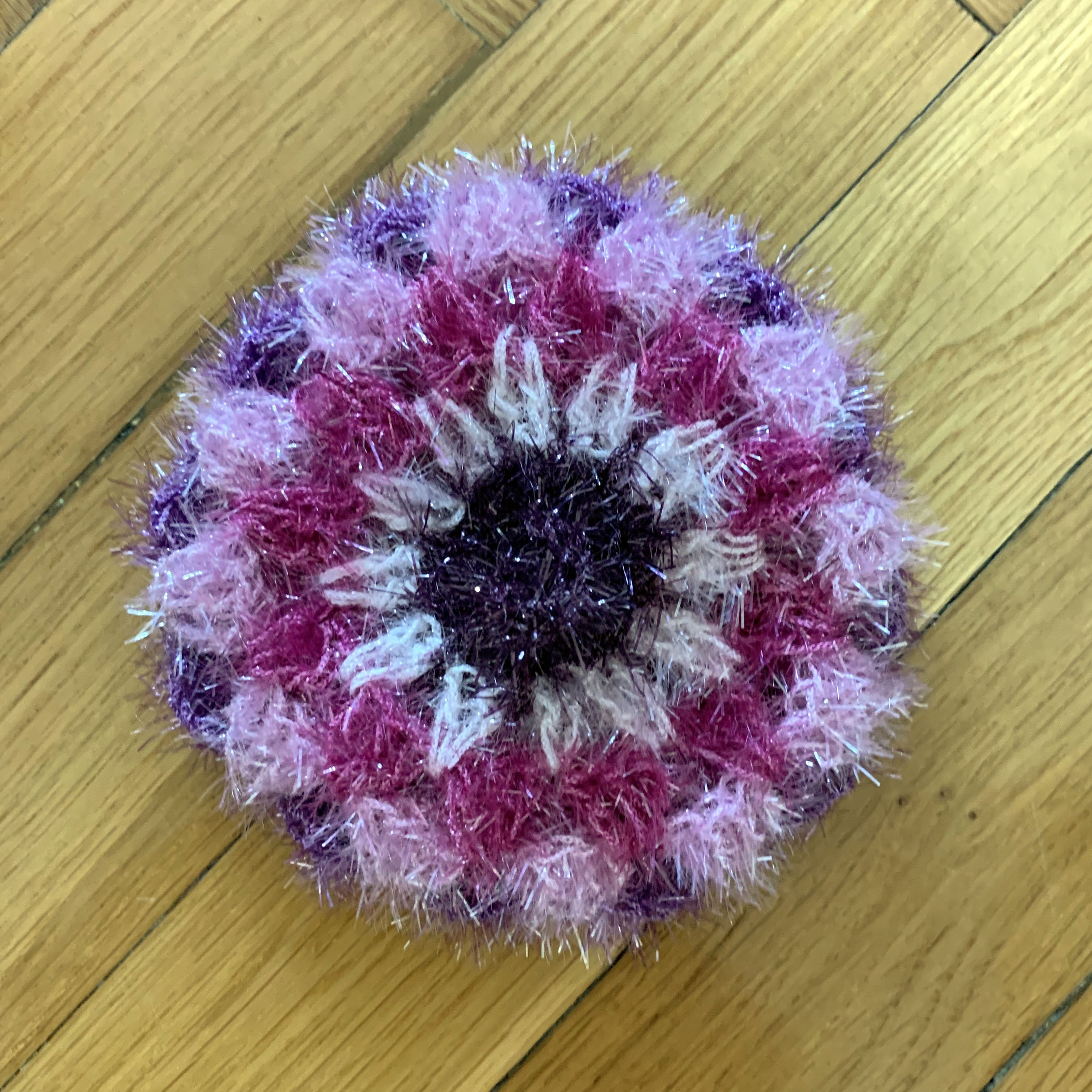 Eponge Grattante Tawashi Ronde Multicolore