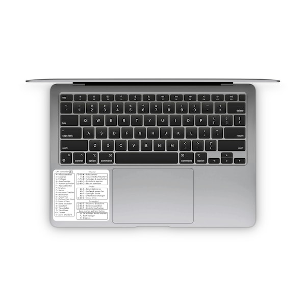 Raccourcis MacBook Pro Air Commandes Combinaisons de touches AutocollantsAUTOCOLLANTS