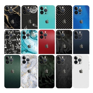 Film autocollant de protection en vinyle pour iPhone, pour iPhone 15, 14, 13, 12, 11 Pro Max Plus, Mini, fabriqué en allemagne image 1