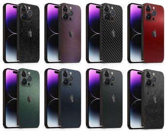 Für iPhone 15 14 13 12 Pro Max Plus Mini Skin/Folie Schutzfolie Aufkleber Made in Germany Vinyl Wrap Decal