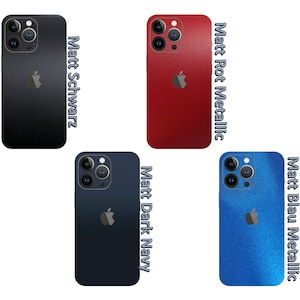 Film autocollant de protection en vinyle pour iPhone, pour iPhone 15, 14, 13, 12, 11 Pro Max Plus, Mini, fabriqué en allemagne image 5