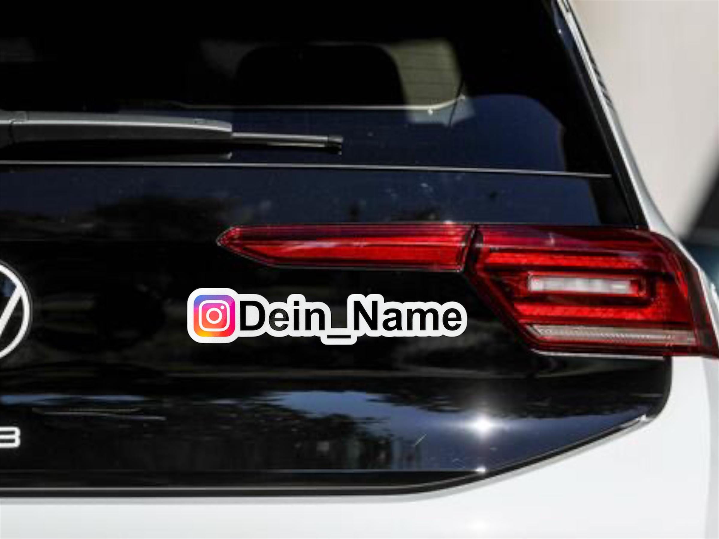 Adesivo Per Auto Nome Utente Personalizzato Personalizzato Instagram - Foto 5