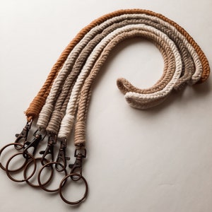 Macrame Lanyard Badge Holder | Boho Lanyard | Boho Badge Holder | ID Holder | Badge Lanyard | Nurse | Teacher | Gift for Her