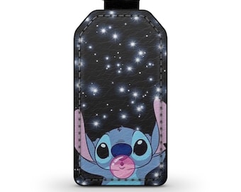 Chaveiro Anel Chaveiro Couro Falso Couro Falso Lilo e Stitch Disney