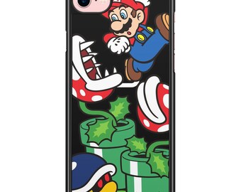 Custom iPhone Samsung 5,5S,6,6S,7,8,SE,X,11,12,13,14,15,16 Super Mario Bros case