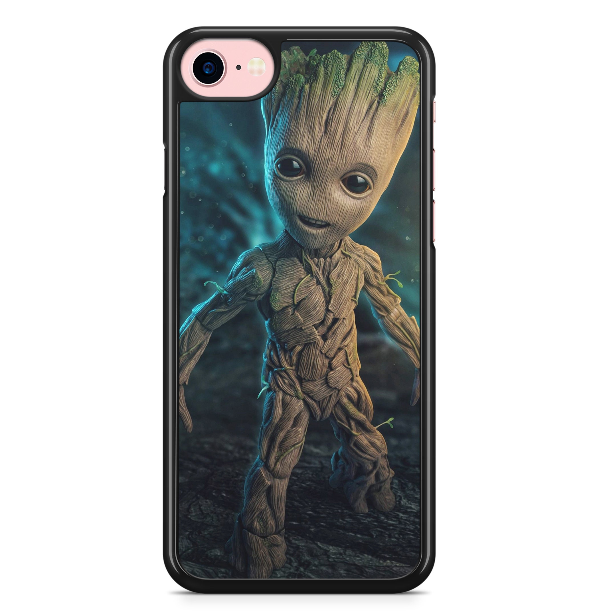 Custom iPhone Samsung 5,5S,6,6S,7,8,SE,X,11,12,13,14,15,16 Case My name is  Groot I am Groot