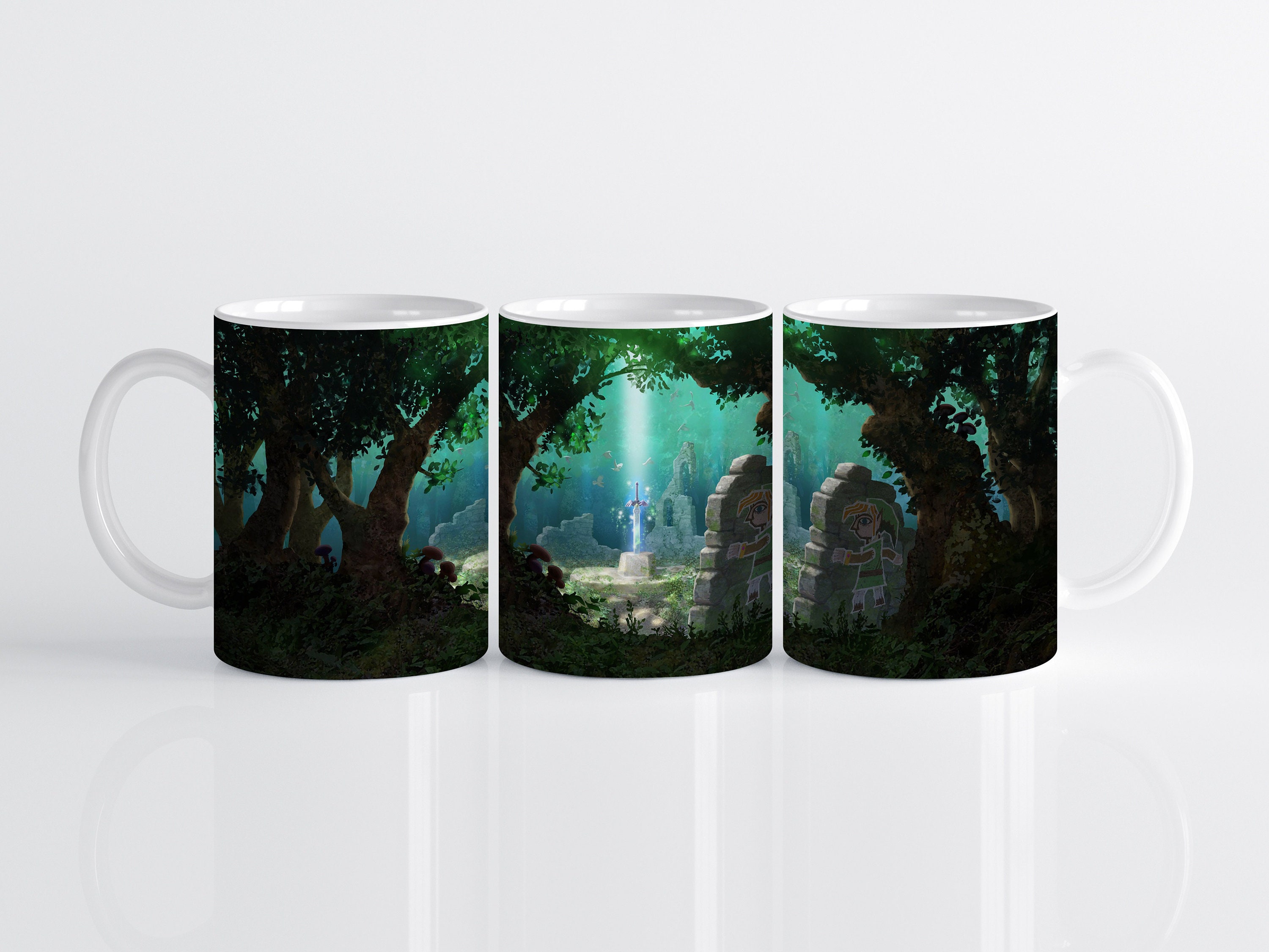 Mug Tasse Imprimée The Legend Of Zelda Breath The Wild Link