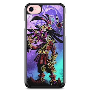 Coque iPhone Samsung 5,5S,6,6S,7,8,SE,X,11,12,13,14,15,16 Zelda Majora's Mask Skull Kid