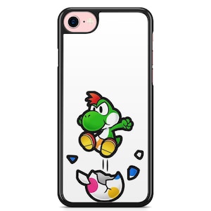 Coque iPhone Samsung 5,5S,6,6S,7,8,SE,X,11,12,13,14,15,16 Yoshi Paper Mario The Thousand Year Door