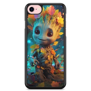 Coque iPhone Samsung 5,5S,6,6S,7,8,SE,X,11,12,13,14,15,16 I am Groot je s'appelle Groot