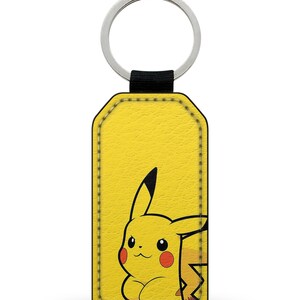 Porte clé pikachu pokémon style manga dessin animé