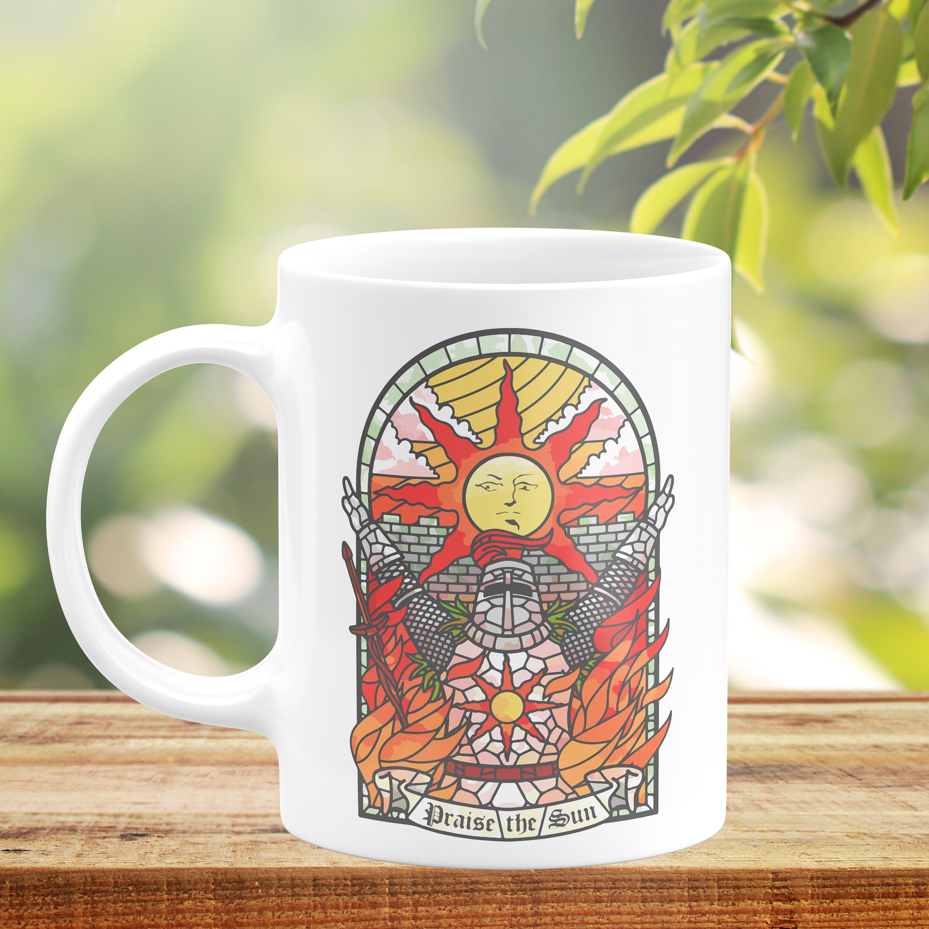 Mug Tasse Imprimée Praise The Sun - Dark Demons Souls