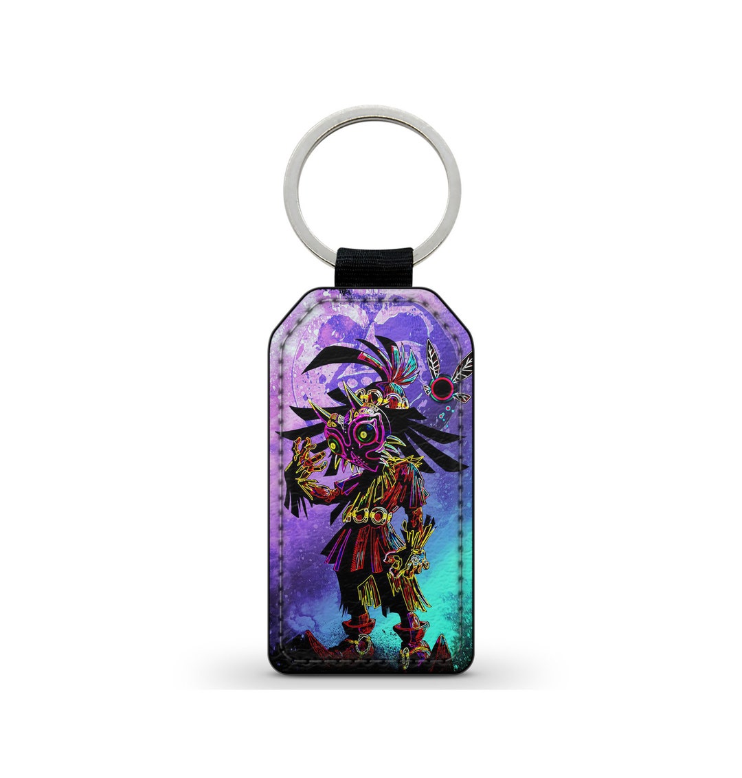 Keychain Keychain Imitation Leather the Legend of Zelda Majora's Mask ...