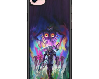 Coque iPhone Samsung 5,5S,6,6S,7,8,SE,X,11,12,13,14,15 The Legend of Zelda Majora's Mask Cover